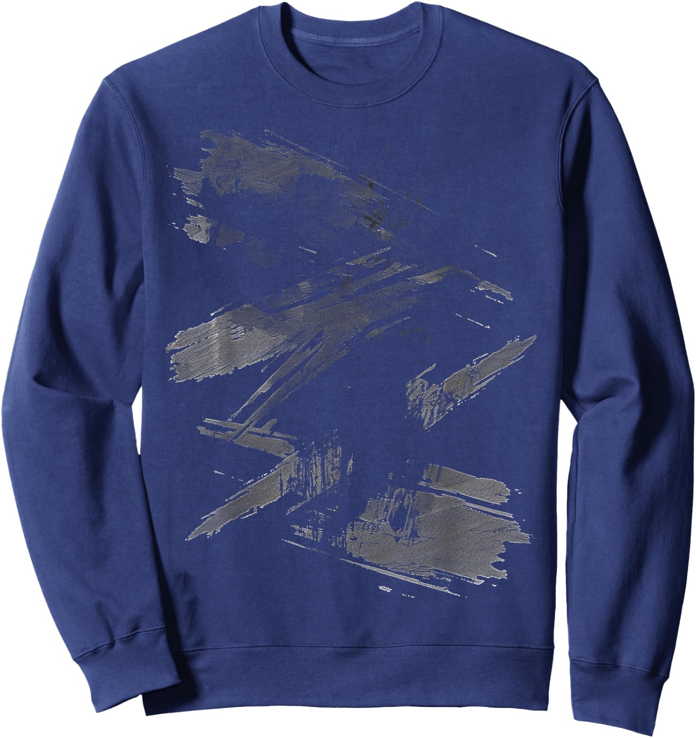 Black Art Design Graphic Sweatshirt - Sweatshirt | Navy