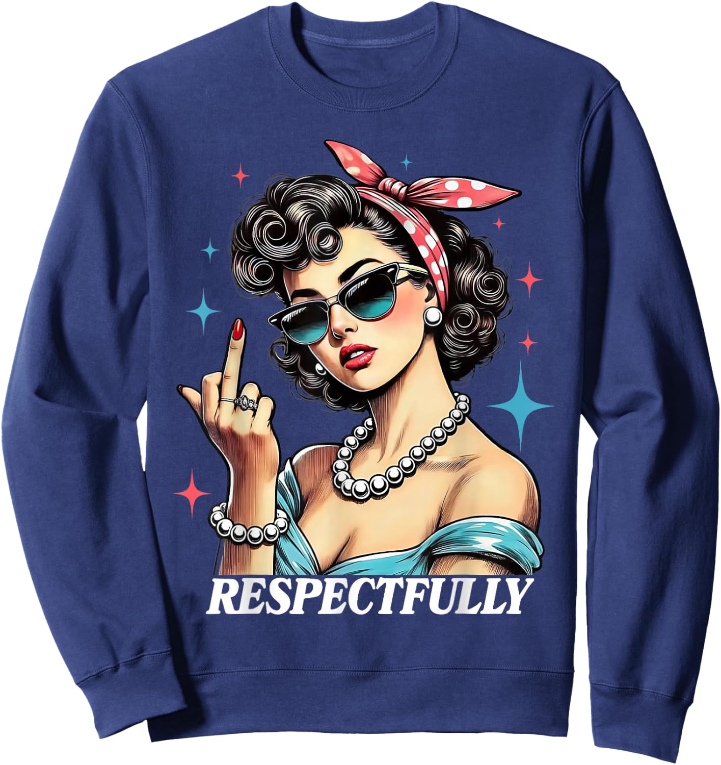 Respectfully Women Sweatshirt - Sweatshirt | Navy