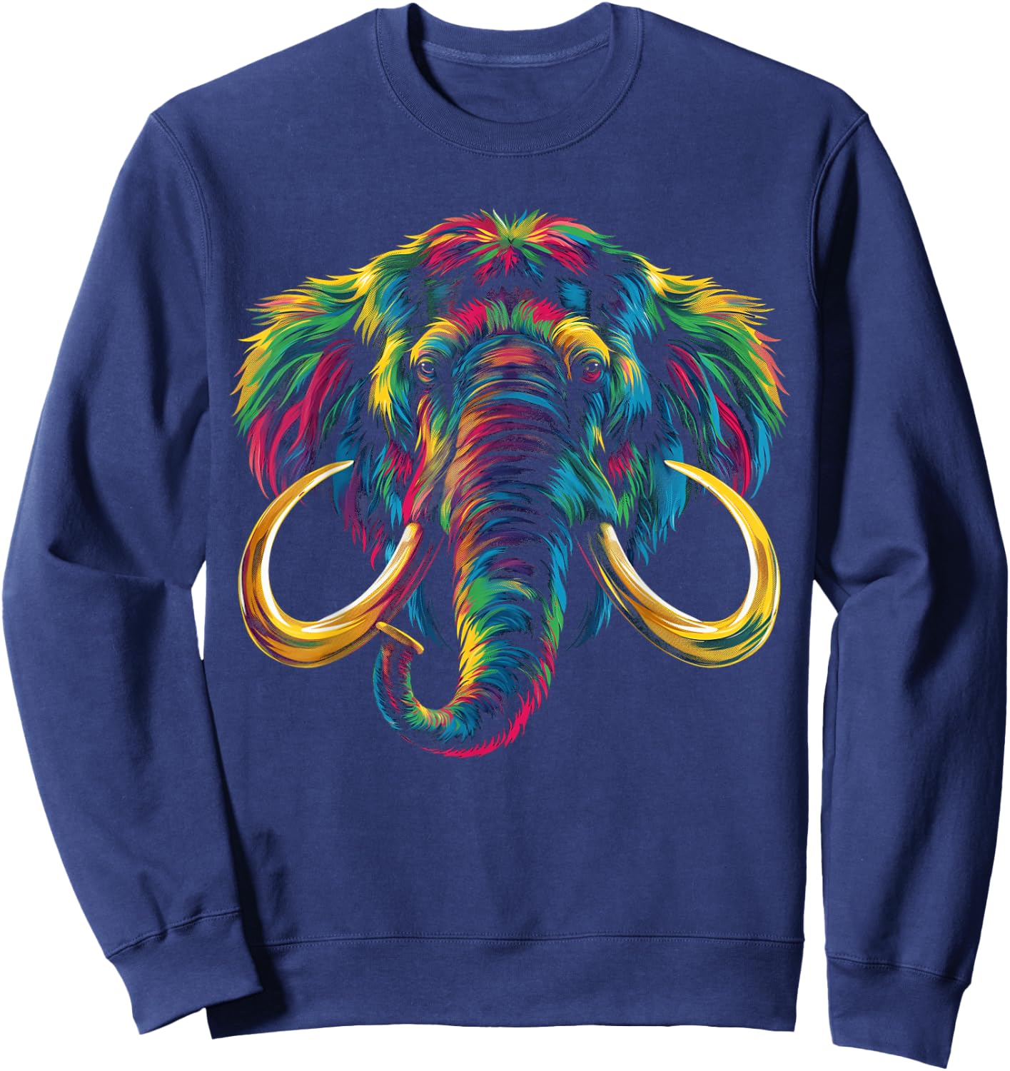 Mammoth Woolly Popart Sweatshirt - Sweatshirt | Navy