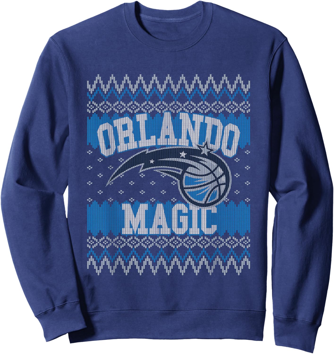 NBA Orlando Magic Ugly Christmas Sweater Style Sweatshirt - Sweatshirt | Navy
