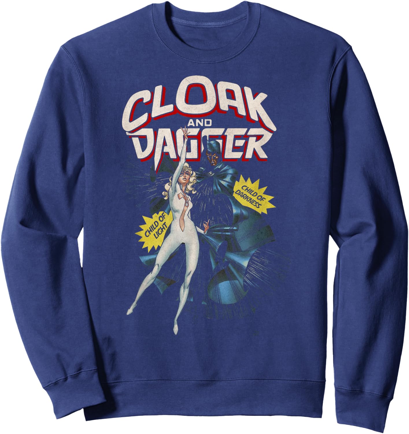 Marvel Cloak & Dagger Child of Darkness Graphic Sweatshirt - Sweatshirt | Navy