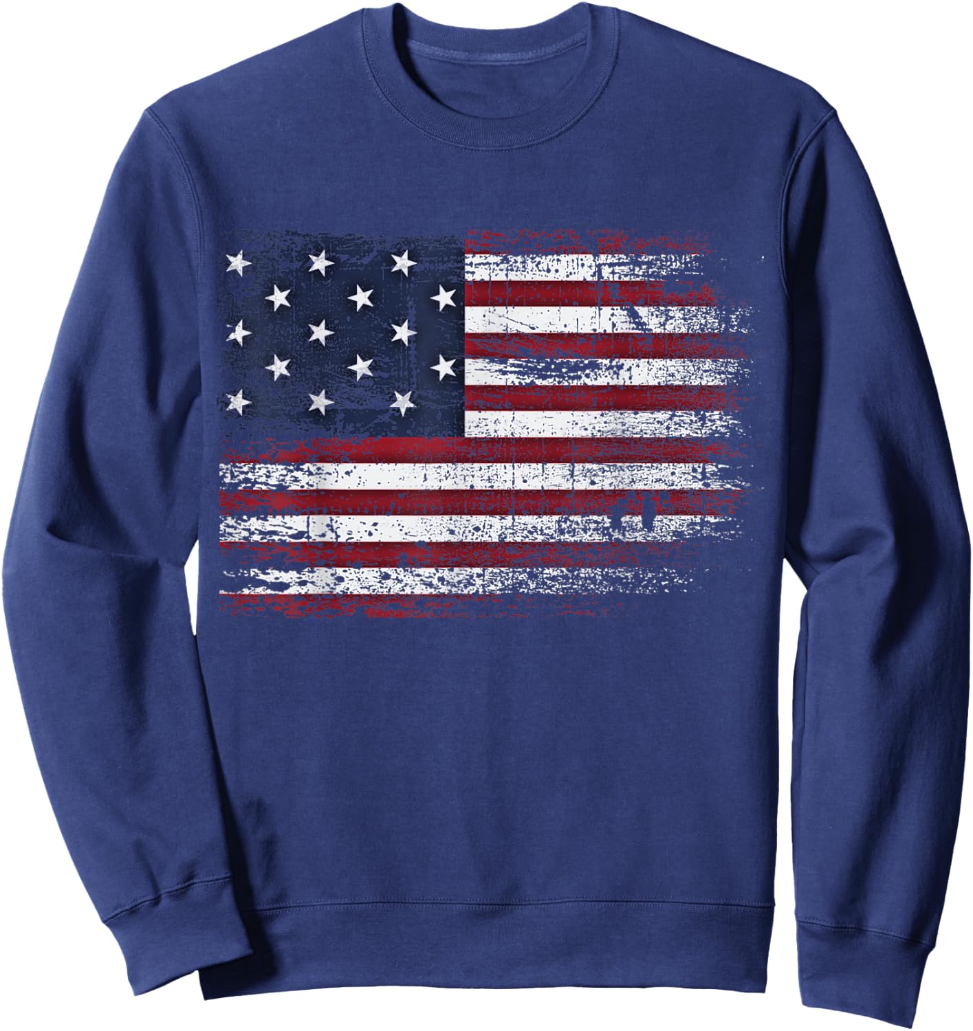 Star Spangled Banner Sweatshirt - Sweatshirt | Navy