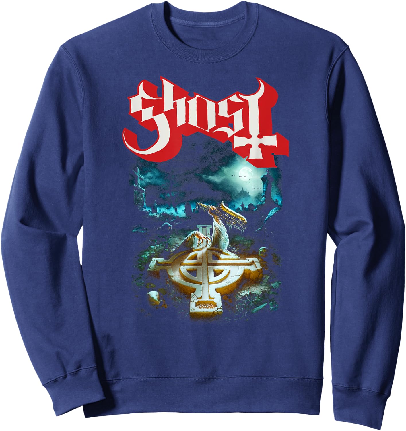 Ghost – Rite Here, Rite Now Title Back and Front Sweatshirt - Sweatshirt | Navy