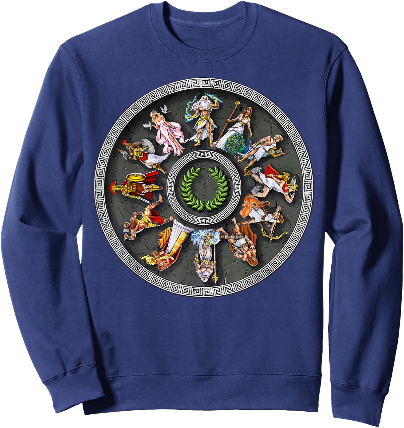Greek Mythology Gods Ancient Greece Sweatshirt - Sweatshirt | Navy