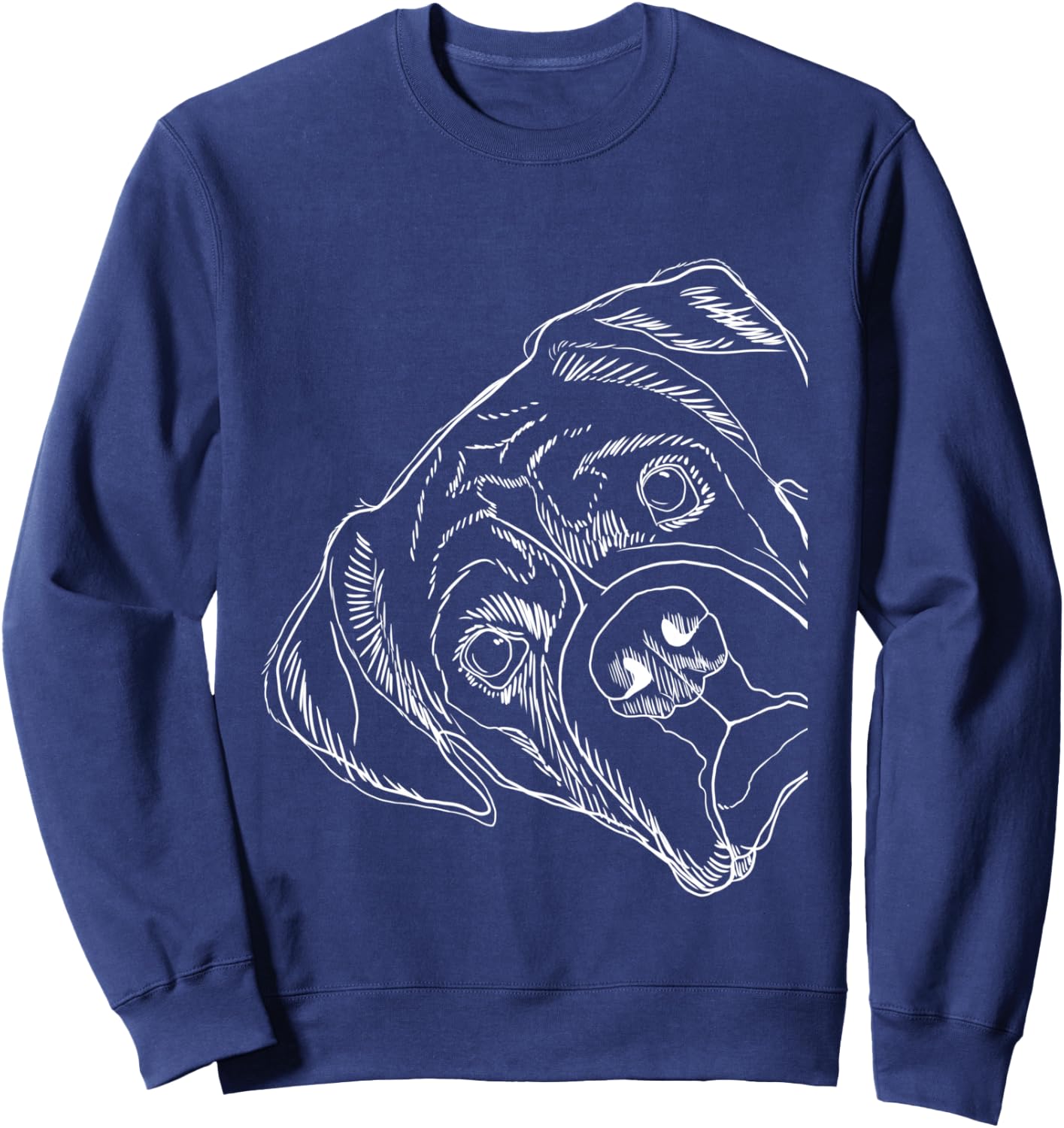 Funny Dog German Boxer Sweatshirt - Sweatshirt | Navy