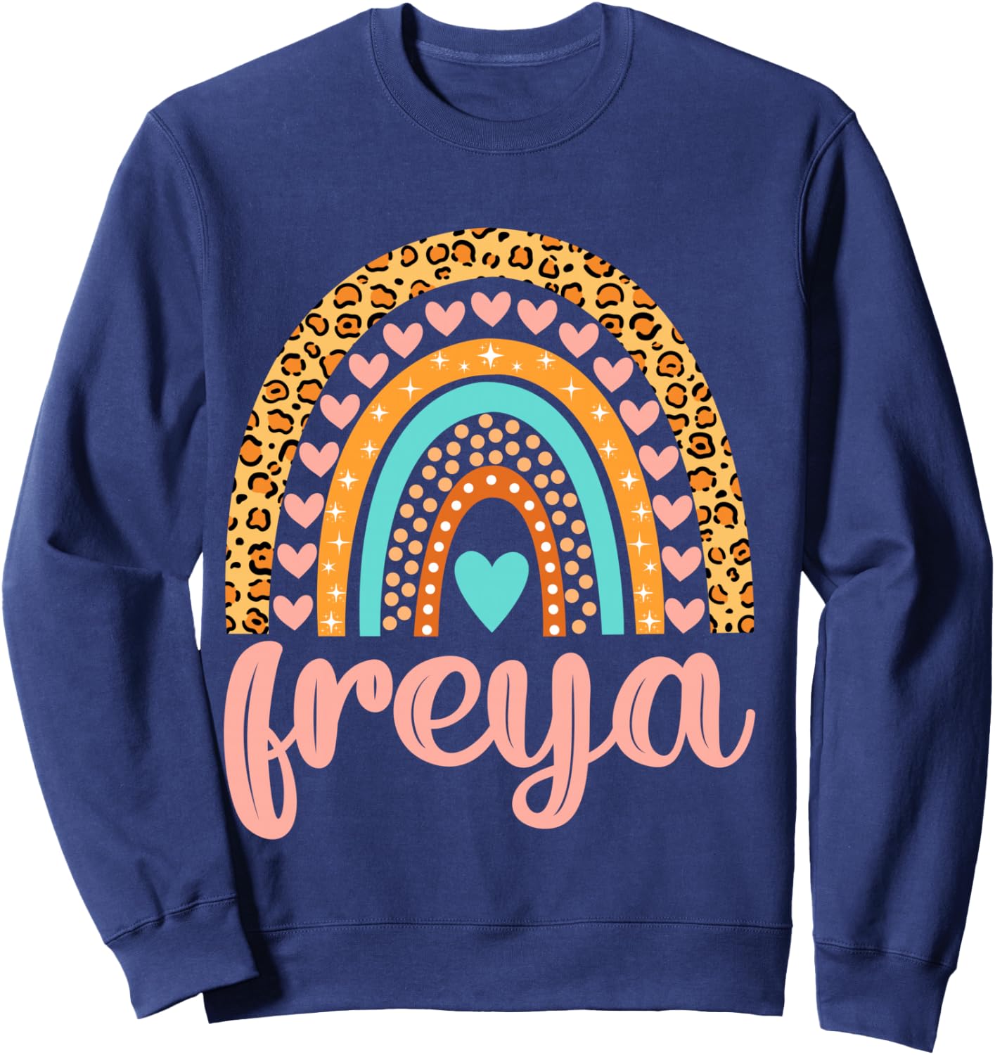 Freya Freya Name Birthday Shirt Gift Sweatshirt - Sweatshirt | Navy
