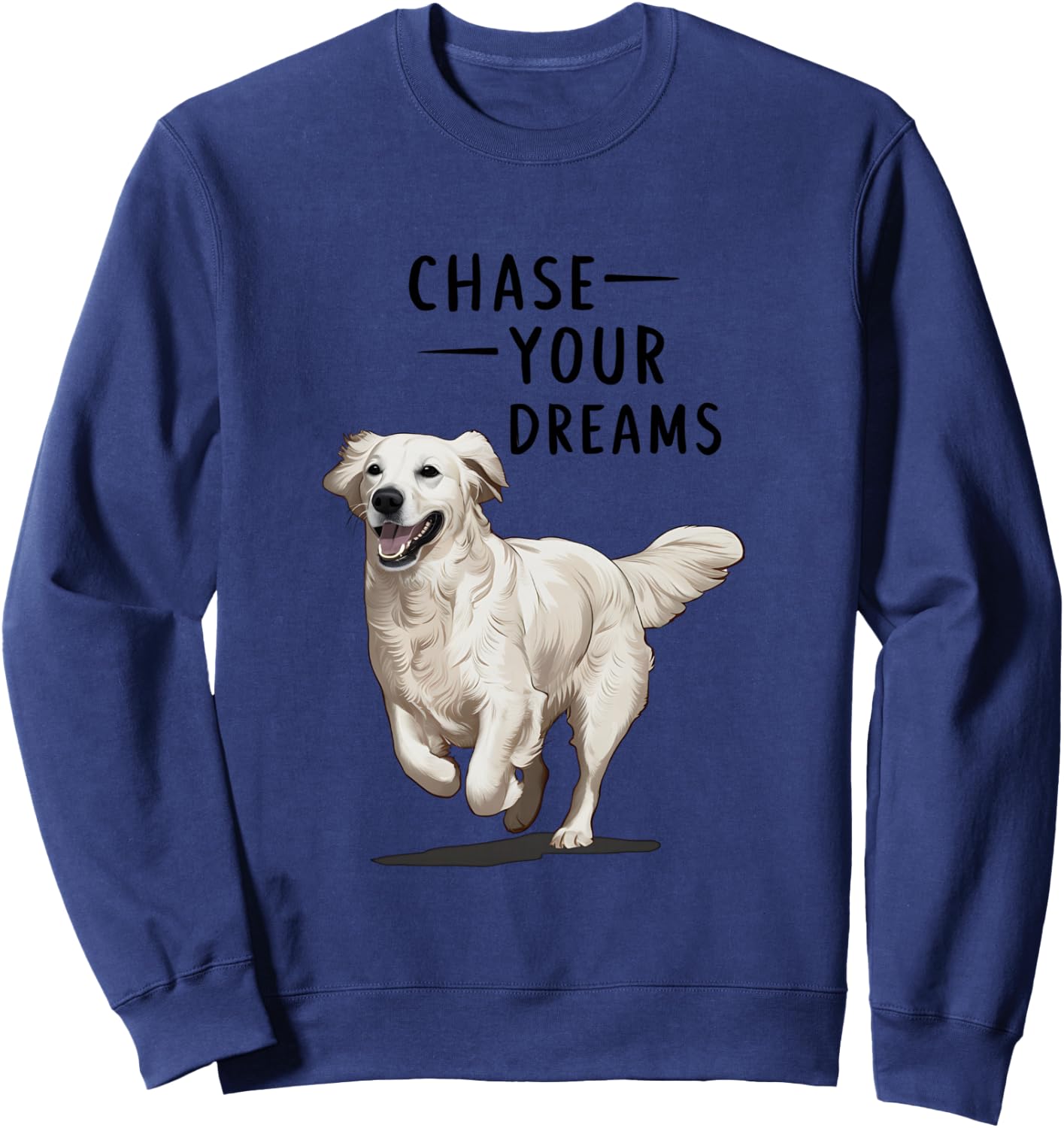 English Cream Golden Retriever Gifts Puppy Dog Men Women Kid Sweatshirt - Sweatshirt | Navy
