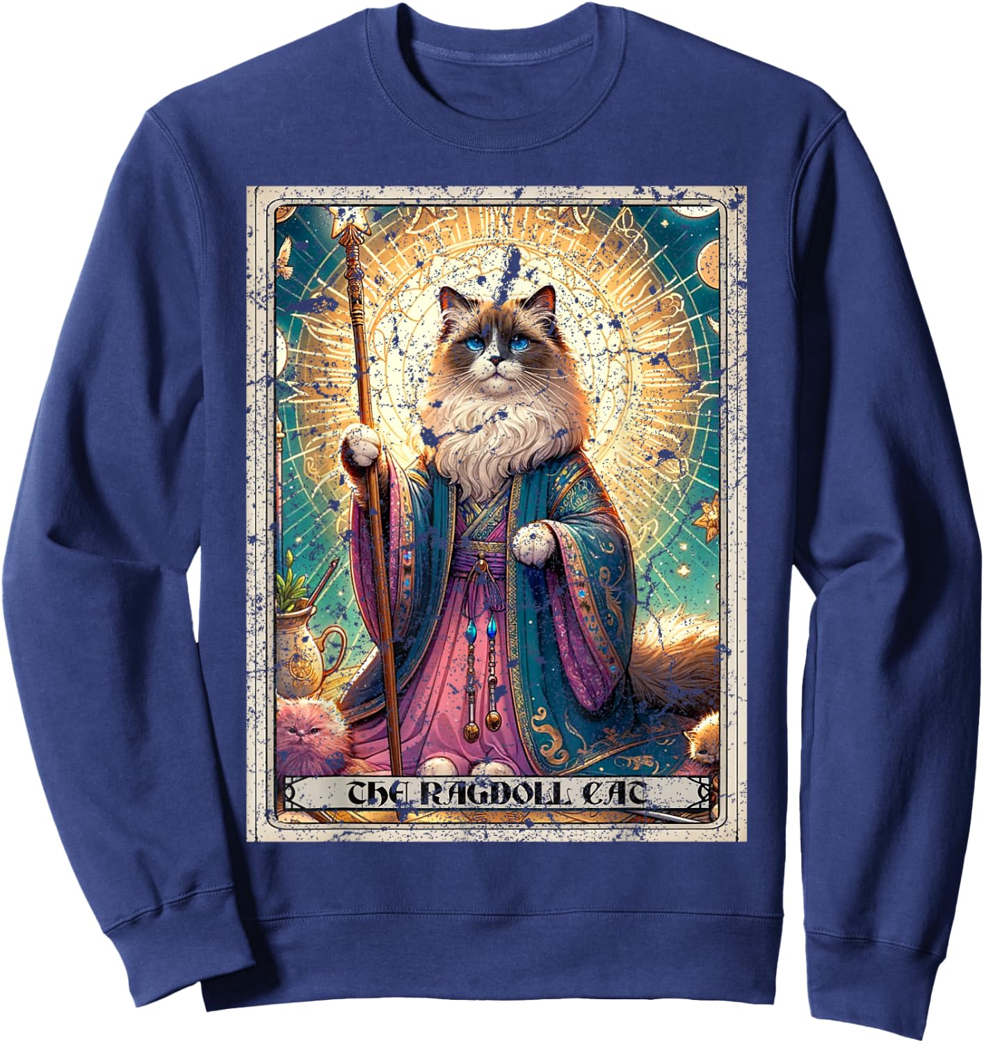 Ragdoll Cat Sweatshirt - Sweatshirt | Navy
