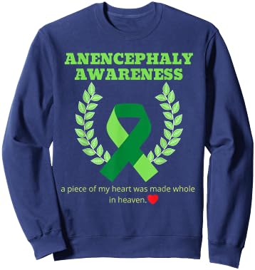 Anencephaly Awareness Anencephaly Angel Acrania Angel Sweatshirt - Sweatshirt | Navy