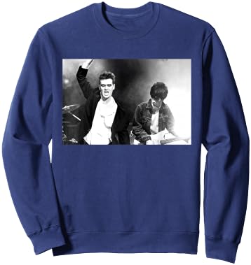 Morrissey & Johnny MARR Live The Smiths by Stephen Wright Sweatshirt - Sweatshirt | Navy