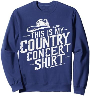 This Is My Country Concert Sweatshirt - Sweatshirt | Navy