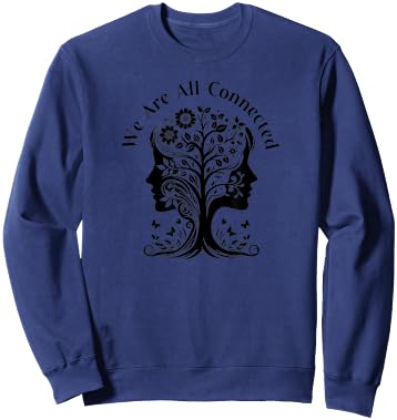 We Are All Connected Sweatshirt - Sweatshirt | Navy