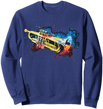 Men, Women and Kids Trumpet Sweatshirt - Sweatshirt | Navy