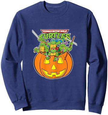 Teenage Mutant Ninja Turtles Group Shot Pumpkin Sweatshirt - Sweatshirt | Navy