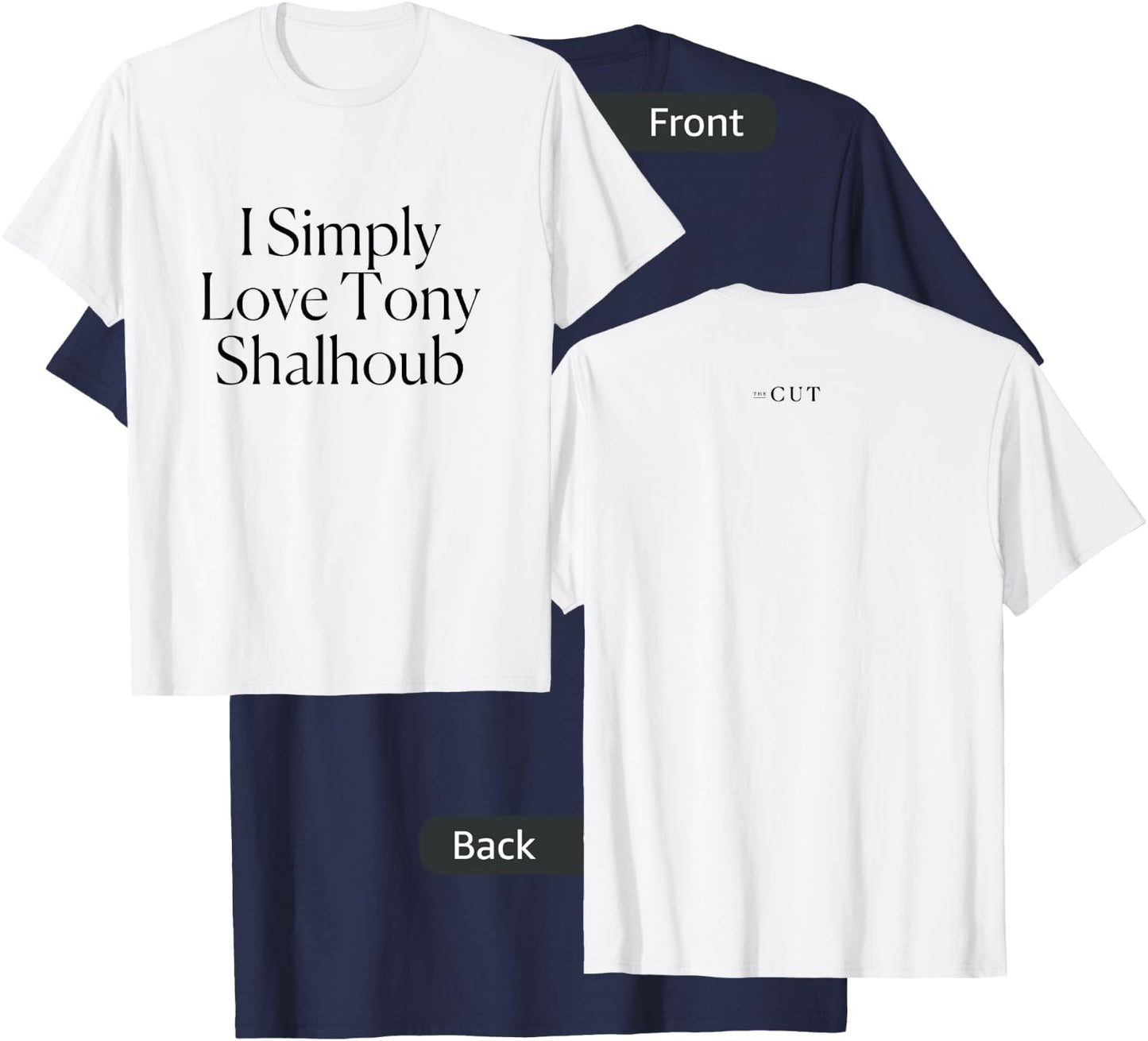The Cut - I Simply Love Tony Shalhoub T-Shirt - T-Shirt | Navy