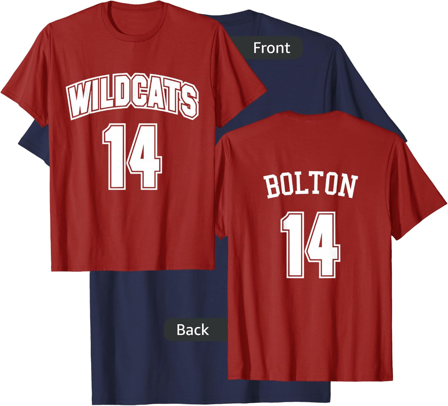 Wildcats 14 Bolton T-Shirt - T-Shirt | Navy