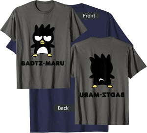 Badtz-Maru Character Front and Back T-Shirt - T-Shirt | Navy