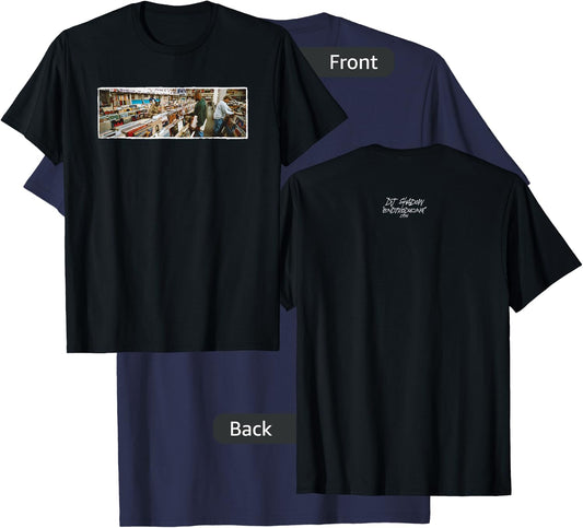 DJ Shadow Endtroducing Panoramic , Small, Black T-Shirt - T-Shirt | Navy