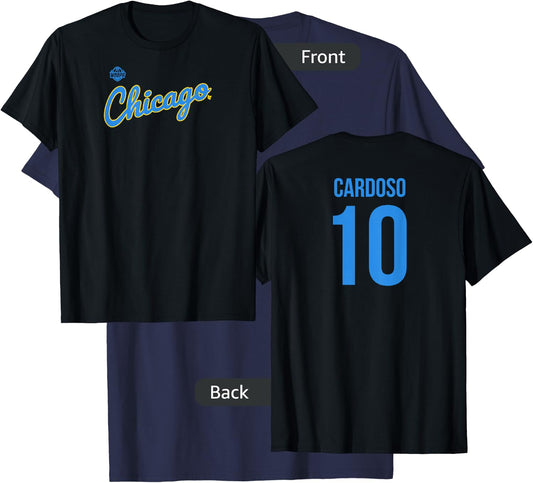 Kamilla Cardoso: CHI 10 Shirsey - Chicago Basketball T-Shirt - T-Shirt | Navy