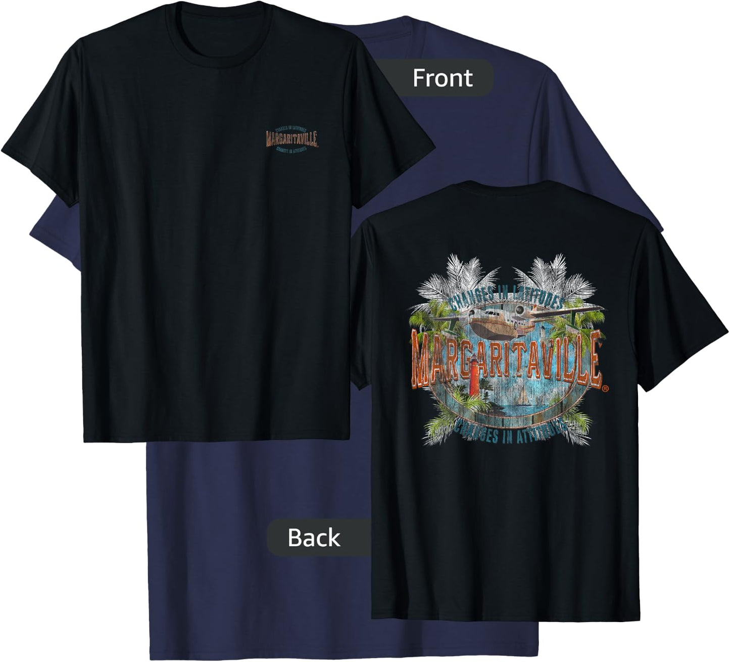 Changes in Latitudes, Changes in Attitudes T-Shirt - T-Shirt | Navy