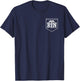 RN Caduceus Nurse Symbol Pocket Registered Nurse T-Shirt - T-Shirt | Navy