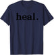 Threads 4 Peace -Adults & Kids Mental Health Theme Grey Small Classic Short Sleeve T-Shirt - T-Shirt | Navy