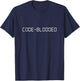 Code-Blooded Computer Science Computer programmer T Shirt T-Shirt - T-Shirt | Navy
