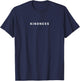 Kindness Minimalist T-Shirt - T-Shirt | Navy