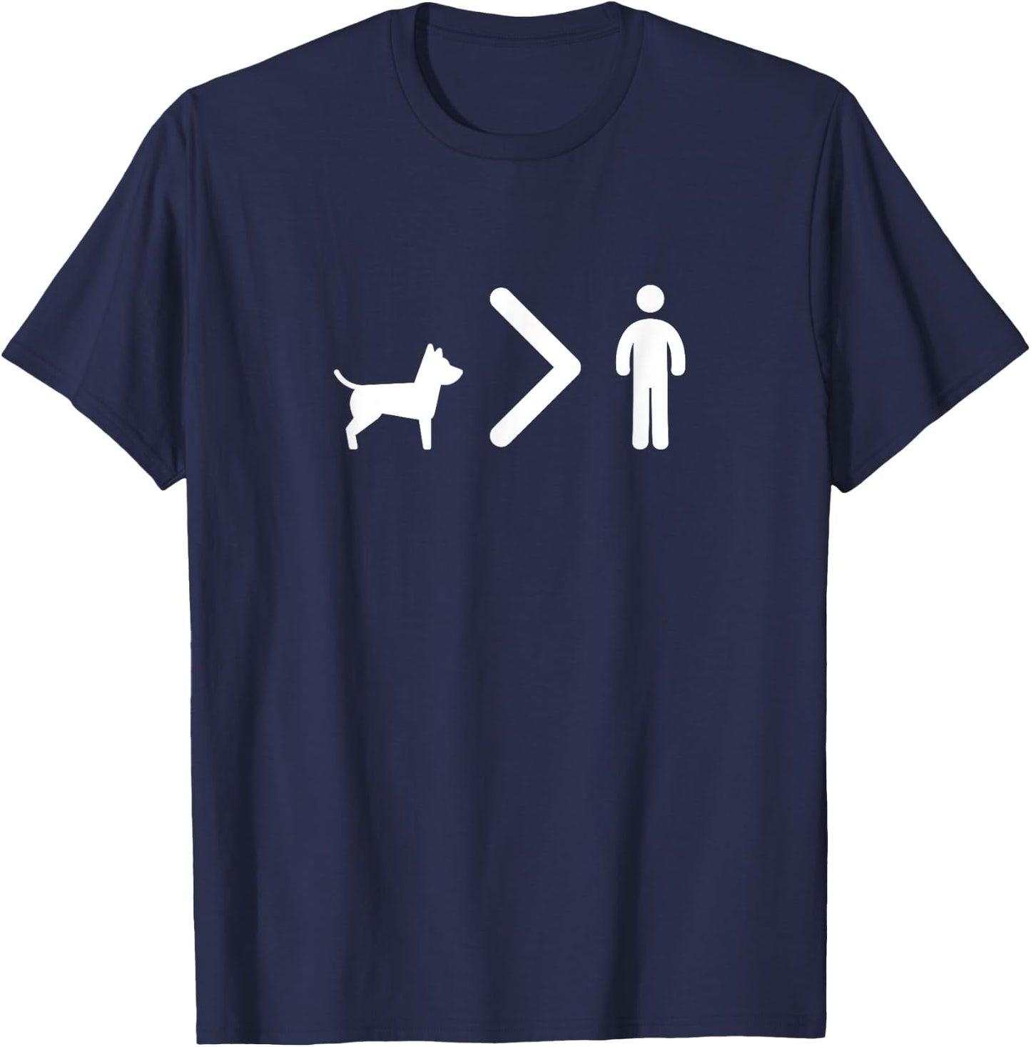 I Prefer Dogs Over People Dog Lovers Women Girls Kids T-Shirt - T-Shirt | Navy