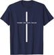 Jesus The Way Truth Life Christian Minimalist Cross T-Shirt - T-Shirt | Navy