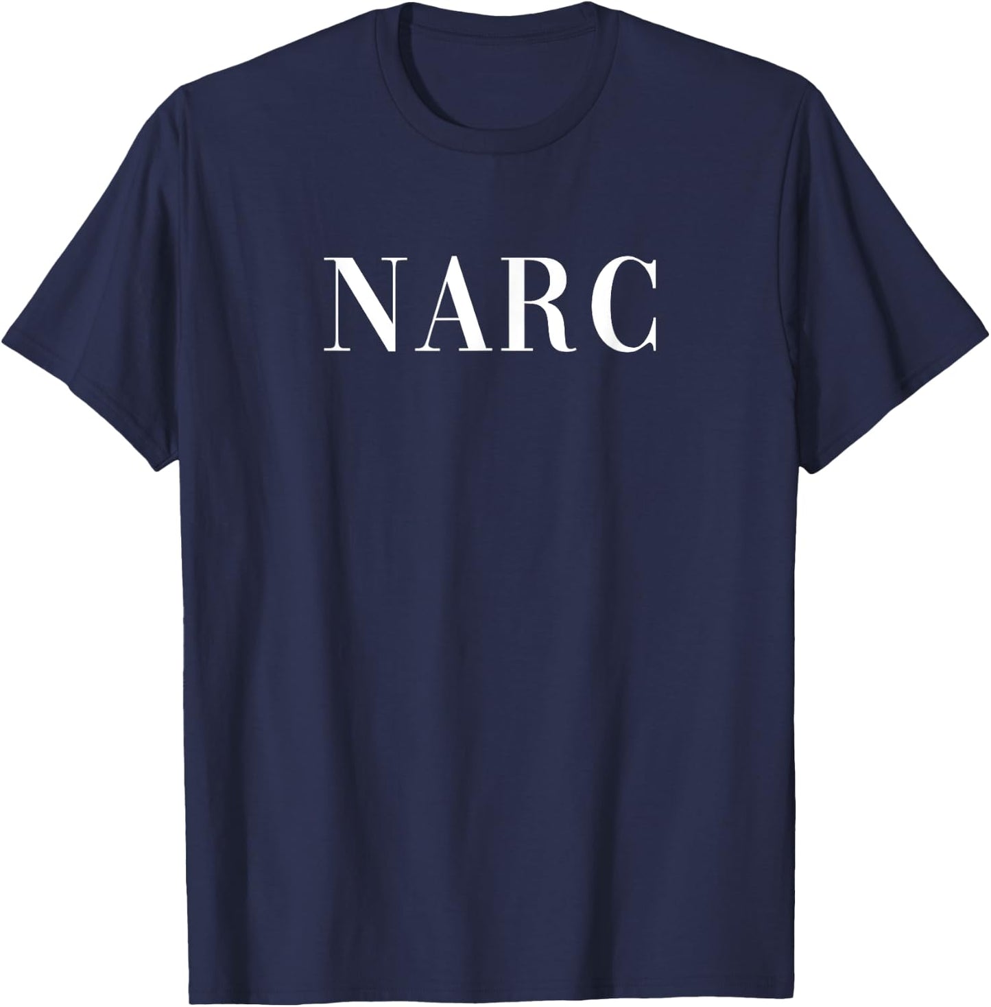 Subtle Funny Drug - Narc T-Shirt - T-Shirt | Navy