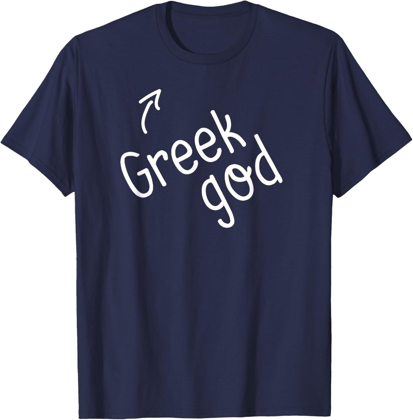Greek God Halloween Costume Greek Mythology Lover Men Boys T-Shirt - T-Shirt | Navy