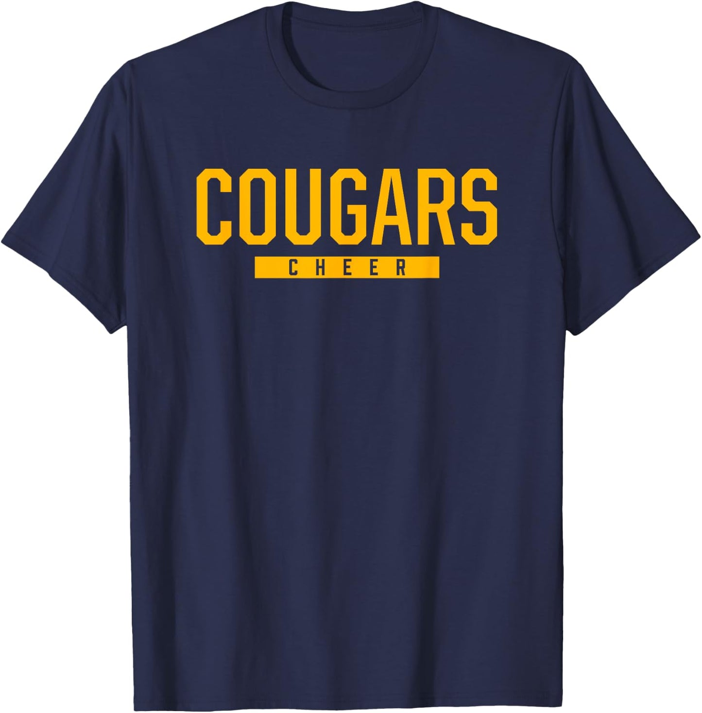 Cibola Cougars Cheer HS T-Shirt - T-Shirt | Navy