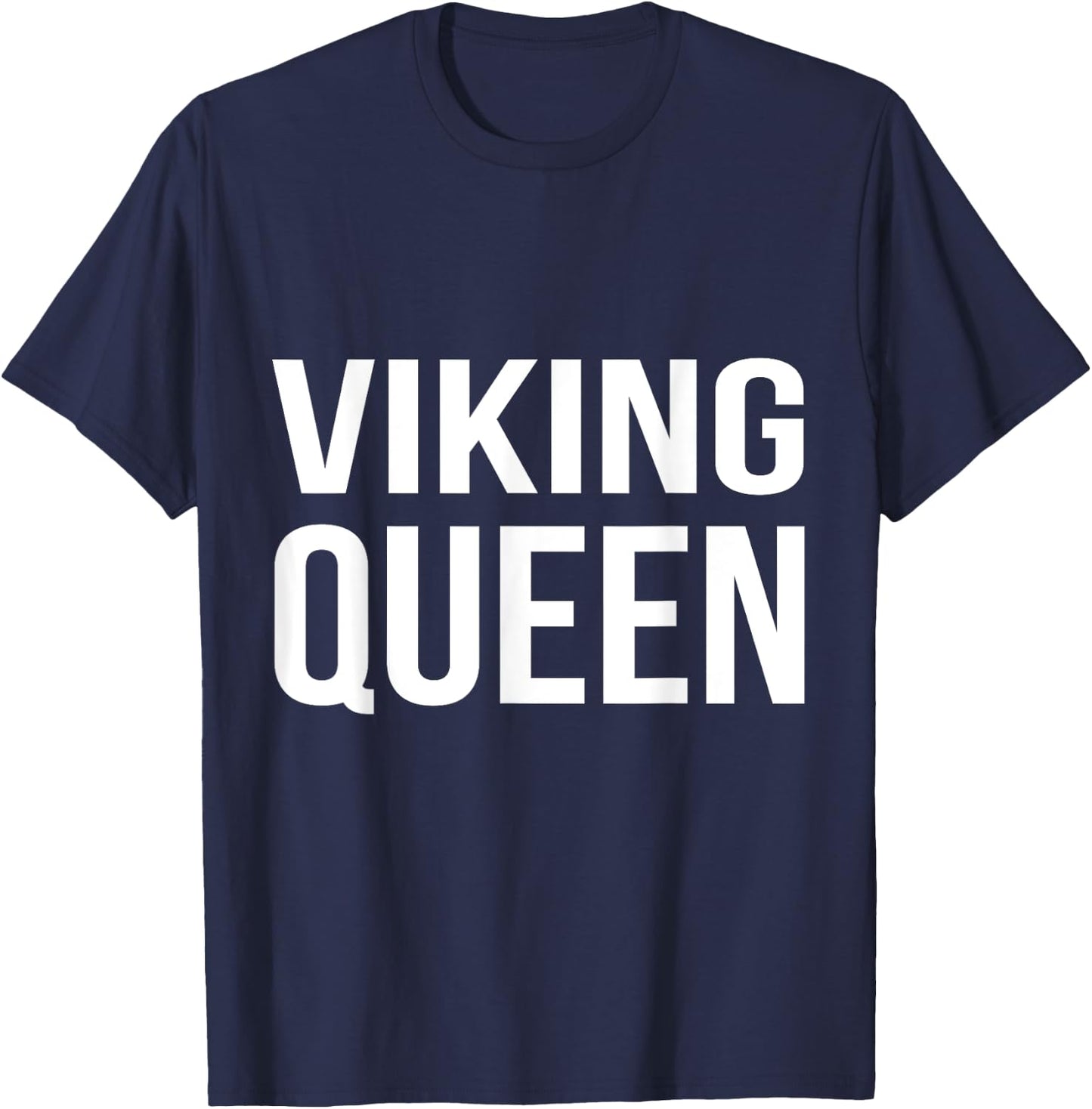 Viking Queen Norse Vikings Valhalla T-Shirt - T-Shirt | Navy