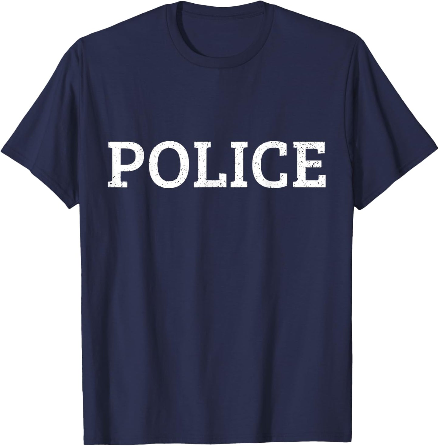 Halloween Policeman Costume Halloween Police Officer Costume T-Shirt - T-Shirt | Navy