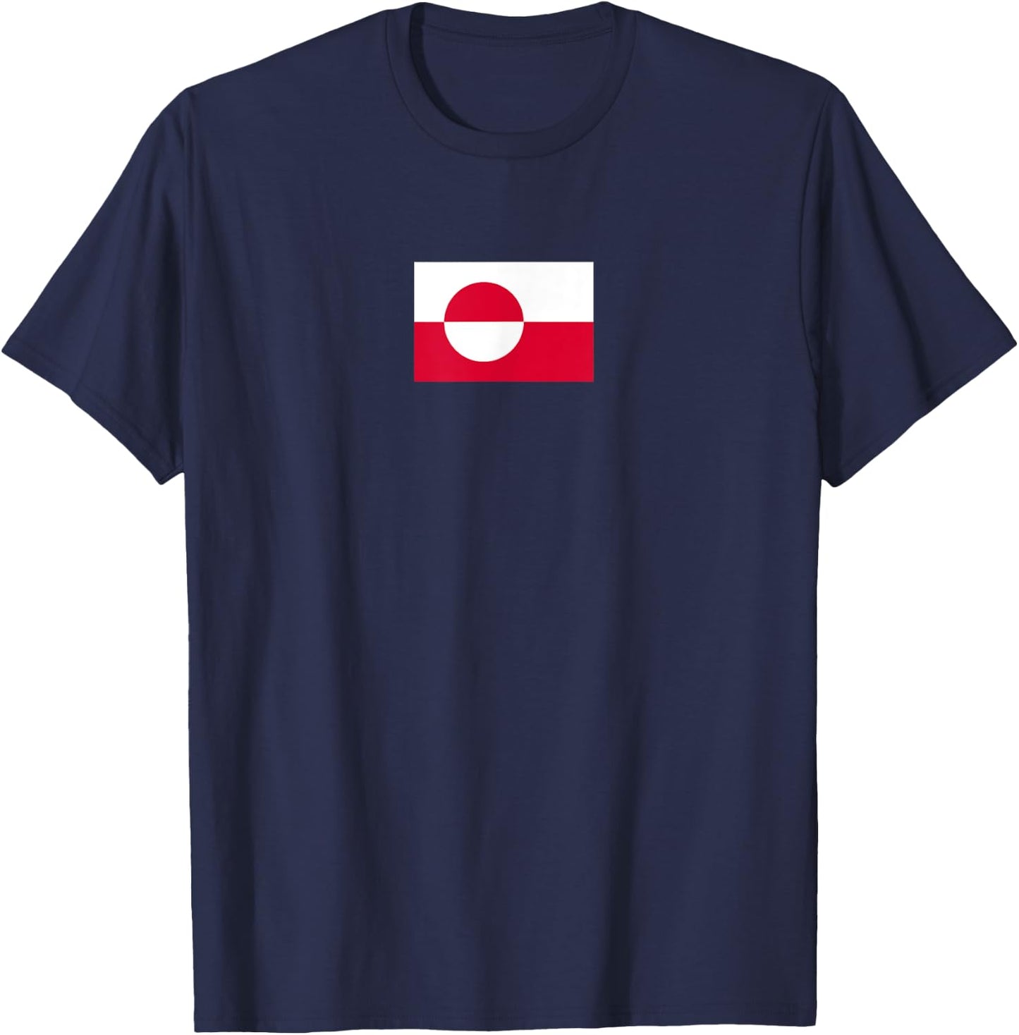 Greenlandic Flag of Greenland T-Shirt - T-Shirt | Navy