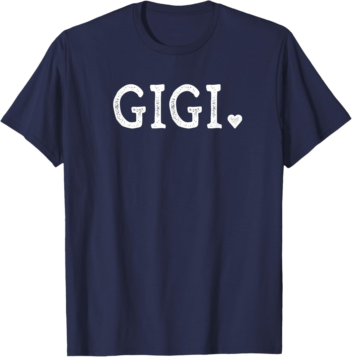 Gigi Gifts Design with Heart Love Gigi T-Shirt - T-Shirt | Navy