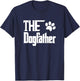 The Dogfather Dog Father Dad T-Shirt - T-Shirt | Navy