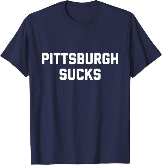 Pittsburgh Sucks T-Shirt - T-Shirt | Navy