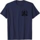 Dachshund Mom - With Banner and Ear Wreath on Chest T-Shirt - T-Shirt | Navy