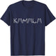 Funny Kamala Harris Cat Lettering Positive Cute kamala Cat T-Shirt - T-Shirt | Navy