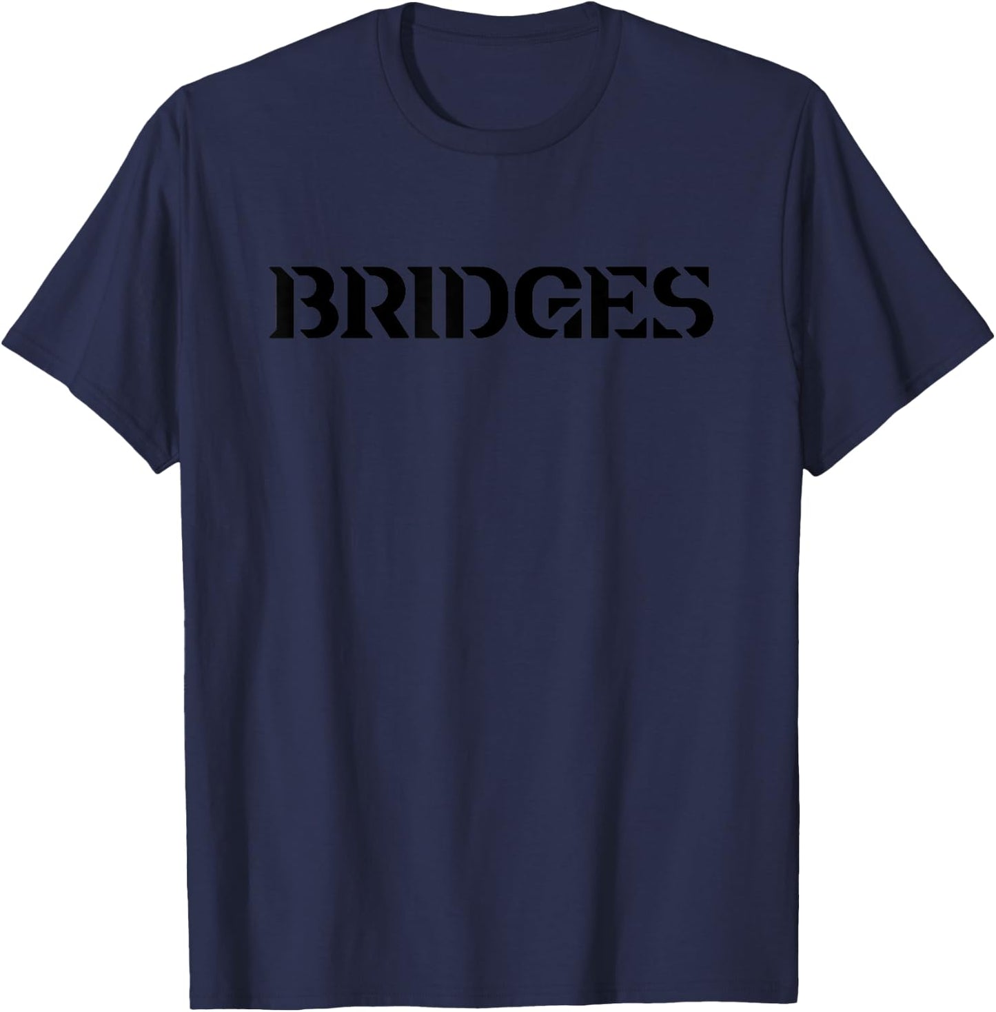 Death Stranding Organization Bridges Stencil Video Gaming T-Shirt - T-Shirt | Navy