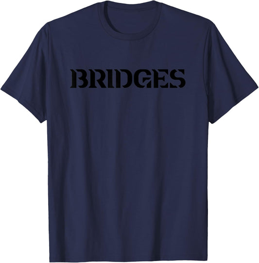 Death Stranding Organization Bridges Stencil Video Gaming T-Shirt - T-Shirt | Navy