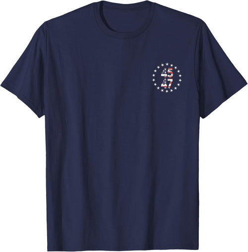 45 47 President Fight USA Flag 2024 (2 side) Women Kids Men