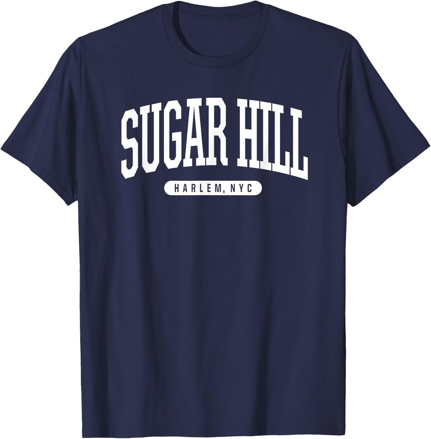 NYC Borough Sugar Hill Harlem New York T-Shirt - T-Shirt | Navy