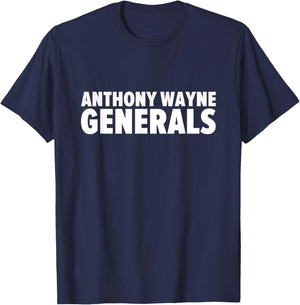 Anthony Wayne Generals Bold T-Shirt - T-Shirt | Navy
