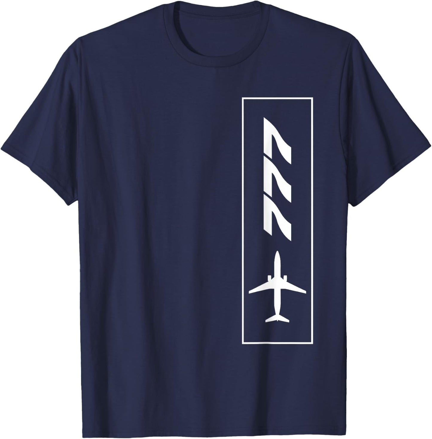 777 Airliner Plane For Avgeeks T-Shirt - T-Shirt | Navy