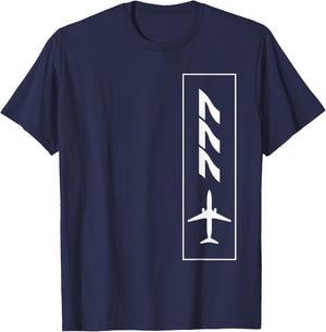 777 Airliner Plane For Avgeeks T-Shirt - T-Shirt | Navy
