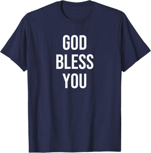 God Bless You T-Shirt - T-Shirt | Navy