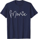 Moma Shirt Gift Christmas For Mom Grandma Women T-Shirt - T-Shirt | Navy